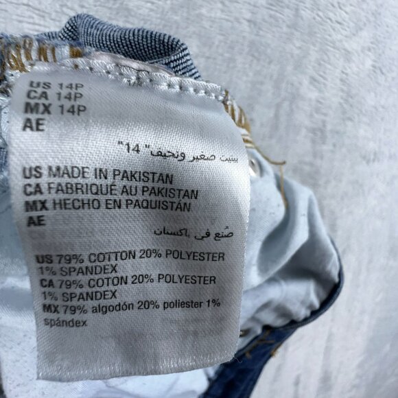 INC DENIM Womens Bootcut Jeans Stretch High Rise 5-Pocket Blue Size 14P - Picture 6 of 12